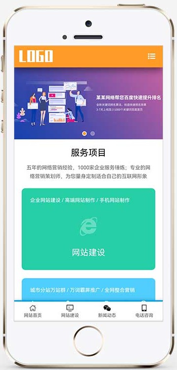 (自适应手机端)SEO优化排名服务公司网站模板1.jpg